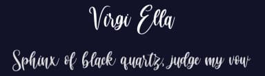 Virgi Ella by StringLabs Creative Studio — Script Handwritten Font — thumbnail 2