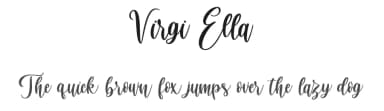 Virgi Ella by StringLabs Creative Studio — Script Handwritten Font — thumbnail 1