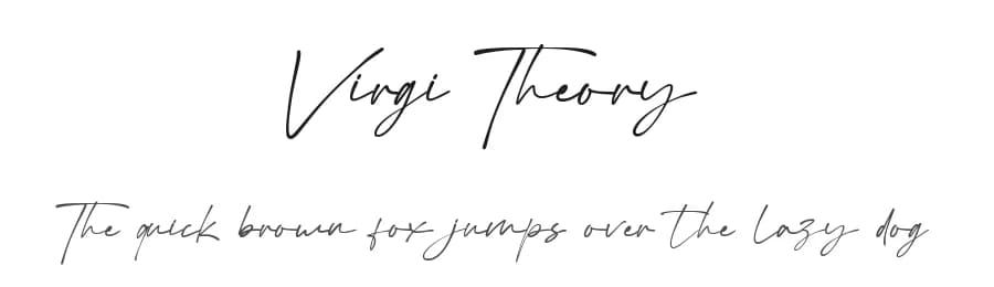 Virgi Theory by StringLabs Creative Studio — Script Handwritten Font