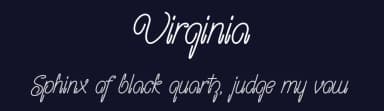 Virginia by fontalist — Script Handwritten Font — thumbnail 2