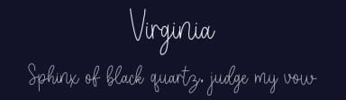 Virginia by Shaka Creative — Script Handwritten Font — thumbnail 2