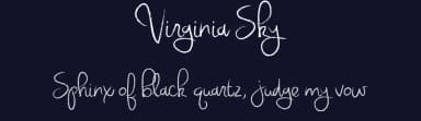 Virginia Sky by Brittney Murphy Design — Script Handwritten Font — thumbnail 2