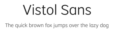 Vistol Sans by Saffatin co — Sans Serif Font — thumbnail 1