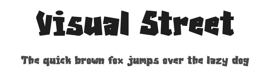 Visual Street by Asep Rendi — Script Handwritten Font