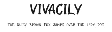 Vivacily by Qwrtype Foundry — Script Handwritten Font — thumbnail 1