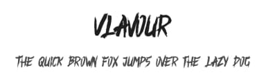 Vlavour by liart type — Script Handwritten Font — thumbnail 1