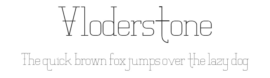 Vloderstone by Dirt2.com - SickCapital — Sans Serif Font