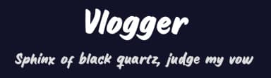 Vlogger by Sensatype Studio — Script Handwritten Font — thumbnail 2