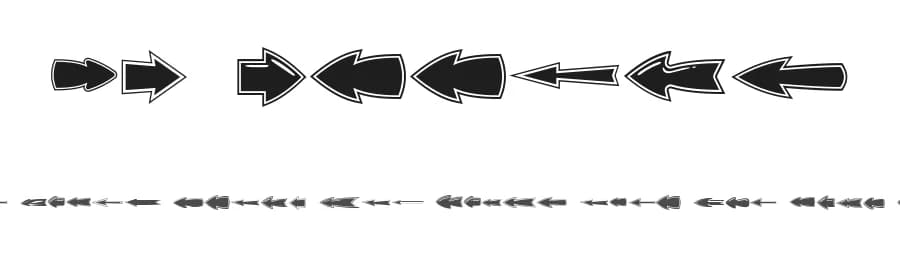 VN Arrows by Vladimir Nikolic — Dingbats Font