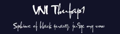 VNI Thufap1 by HungLan Design — Script Handwritten Font — thumbnail 2