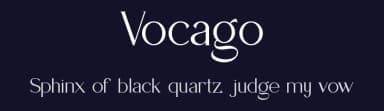 Vocago by Slide Shoot Type — Serif Font — thumbnail 2