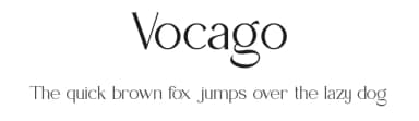 Vocago by Slide Shoot Type — Serif Font — thumbnail 1
