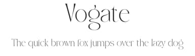 Vogate by ToniStudio — Serif Font — thumbnail 1