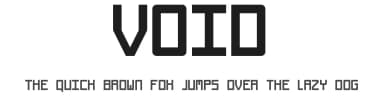 Void by LukeMans — Sans Serif Font — thumbnail 1
