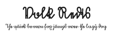 Volk Redis by Peter Wiegel — Script Handwritten Font — thumbnail 1