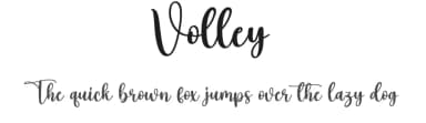 Volley by Scratchones — Script Handwritten Font — thumbnail 1