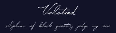 Volstead by Intellecta Design — Script Handwritten Font — thumbnail 2