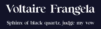 Voltaire Frangela by UI Creative — Serif Font — thumbnail 2