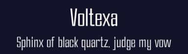 Voltexa by Ardyana Types — Sans Serif Font — thumbnail 2