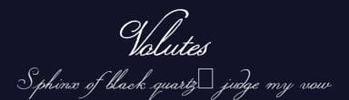 Volutes by imagex — Script Handwritten Font — thumbnail 2