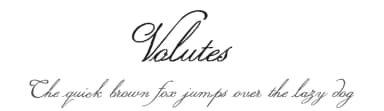 Volutes by imagex — Script Handwritten Font — thumbnail 1