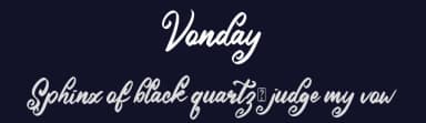Vonday by Abraham Type (AldeDesign Studio) — Script Handwritten Font — thumbnail 2