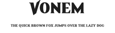 Vonem by Faqih Fawaji — Sans Serif Font — thumbnail 1