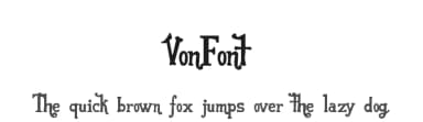 VonFont by El Stinger — Script Handwritten Font — thumbnail 1