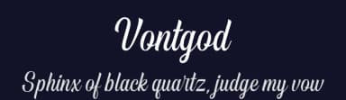 Vontgod by Alit Design — Script Handwritten Font — thumbnail 2