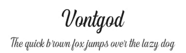 Vontgod by Alit Design — Script Handwritten Font — thumbnail 1