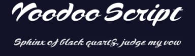 Voodoo Script by Fontry — Script Handwritten Font — thumbnail 2