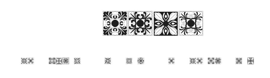 Vorlagen by Vladimir Nikolic — Dingbats Font