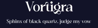 Vortigra by MJType — Sans Serif Font — thumbnail 2