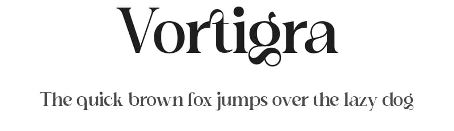 Vortigra by MJType — Sans Serif Font