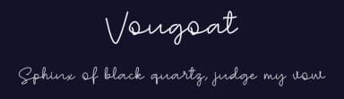 Vougoat by Adyana — Script Handwritten Font — thumbnail 2