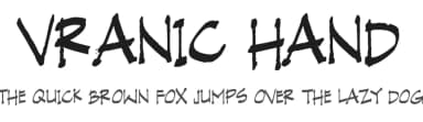 Vranic Hand by Gary Vranic — Script Handwritten Font — thumbnail 1