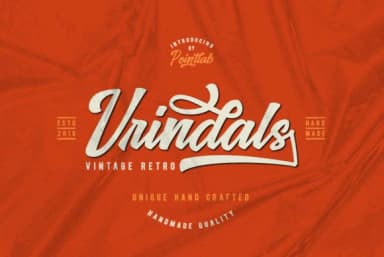 Vrindals Script Font by PointLab — Script Handwritten Font — thumbnail 1