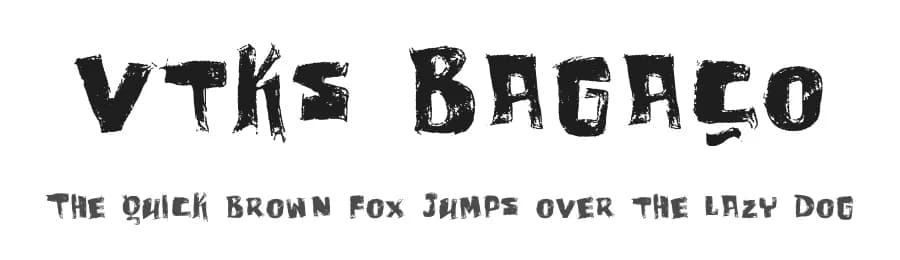 Vtks Bagaço by Douglas Vitkauskas — Script Handwritten Font