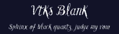 Vtks Blank by Douglas Vitkauskas — Script Handwritten Font — thumbnail 2