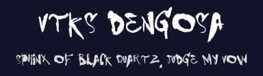Vtks Dengosa by Douglas Vitkauskas — Script Handwritten Font — thumbnail 2