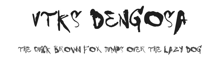 Vtks Dengosa by Douglas Vitkauskas — Script Handwritten Font