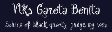 Vtks Garota Bonita by Douglas Vitkauskas — Script Handwritten Font — thumbnail 2