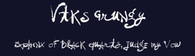 Vtks Grungy by Douglas Vitkauskas — Script Handwritten Font — thumbnail 2
