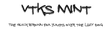 Vtks Mint by Douglas Vitkauskas — Script Handwritten Font — thumbnail 1