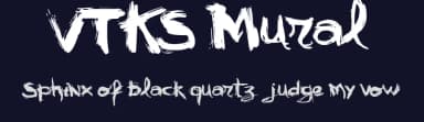 VTKS Mural by Douglas Vitkauskas — Script Handwritten Font — thumbnail 2