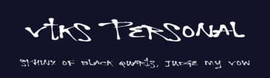 Vtks Personal by Douglas Vitkauskas — Script Handwritten Font — thumbnail 2
