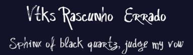 Vtks Rascunho  Errado by Douglas Vitkauskas — Script Handwritten Font — thumbnail 2