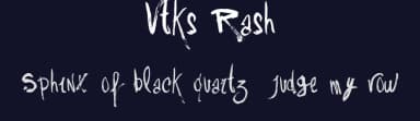 Vtks Rash by Douglas Vitkauskas — Script Handwritten Font — thumbnail 2