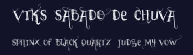 Vtks Sábado de Chuva by Douglas Vitkauskas — Script Handwritten Font — thumbnail 2