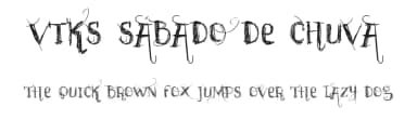 Vtks Sábado de Chuva by Douglas Vitkauskas — Script Handwritten Font — thumbnail 1